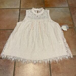 ALTAR’D STATE lace boho top size m